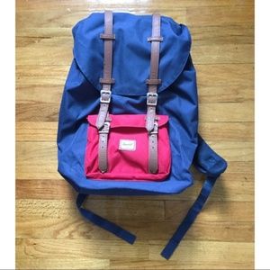 Herschel Little America Backpack Navy/Red